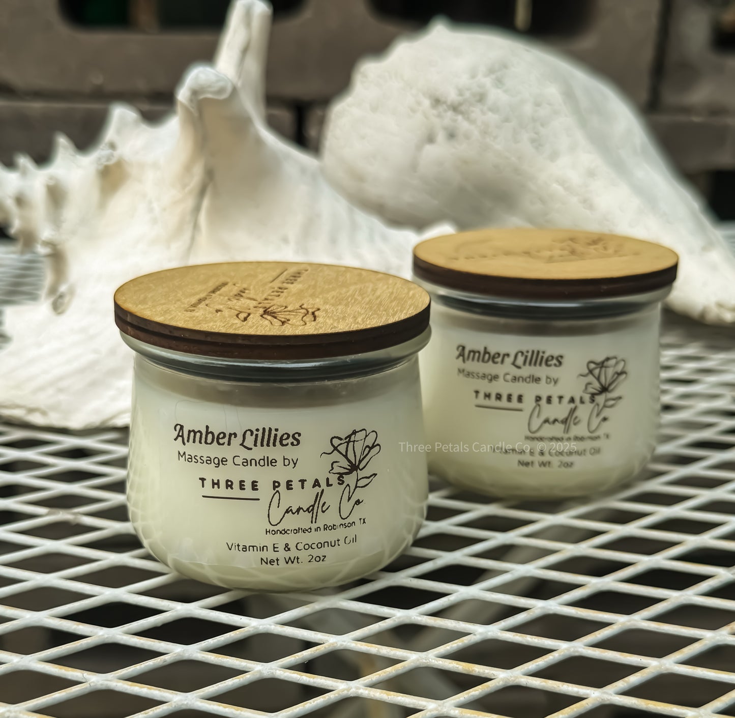 Amber Lillies Massage Spa Candle