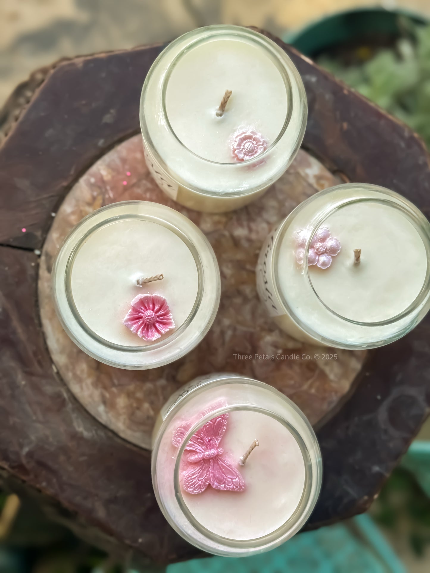 Three Petals Signature Candle – 8 oz