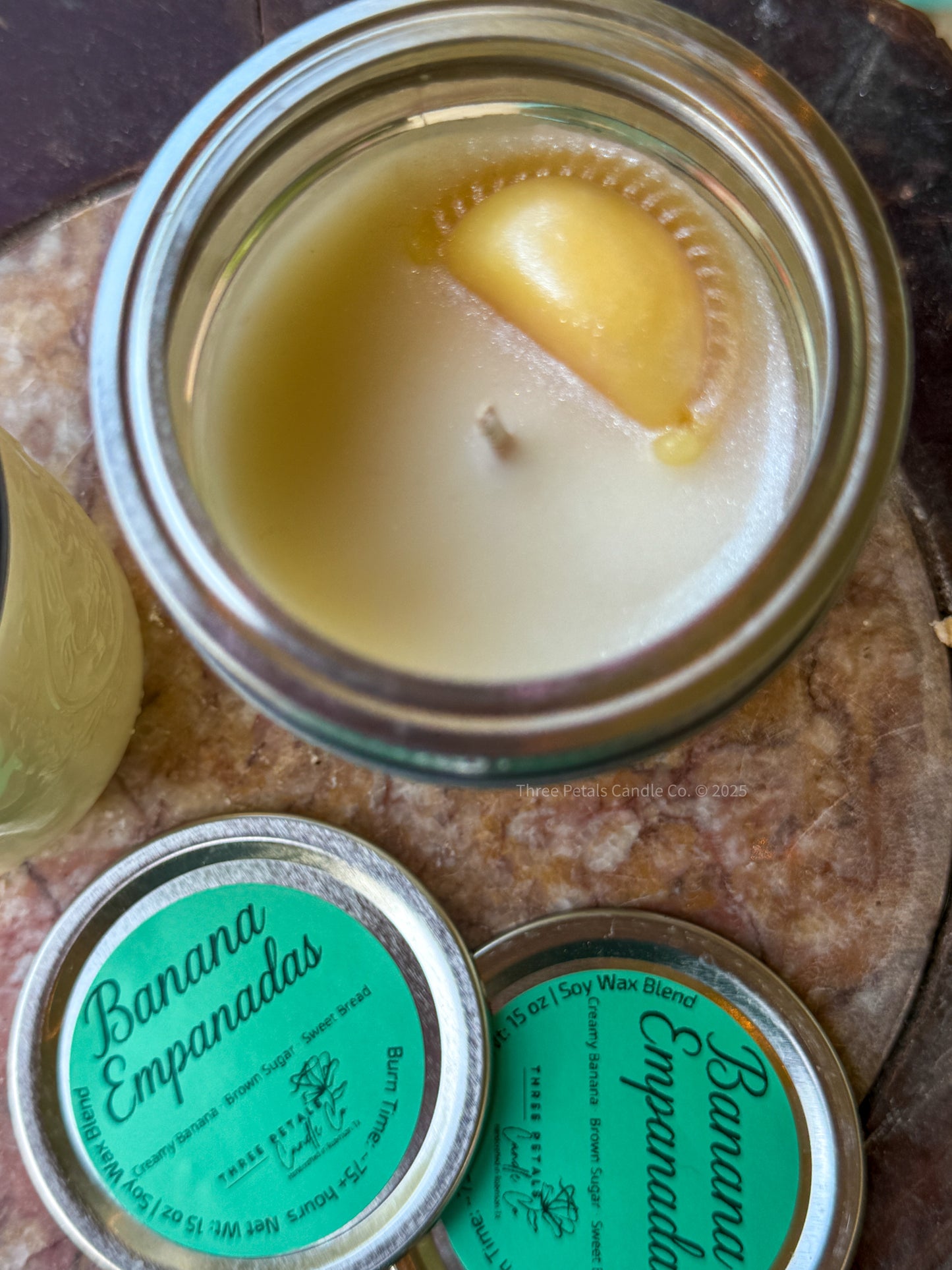 Banana Empanadas – 8oz Coconut Soy Candle