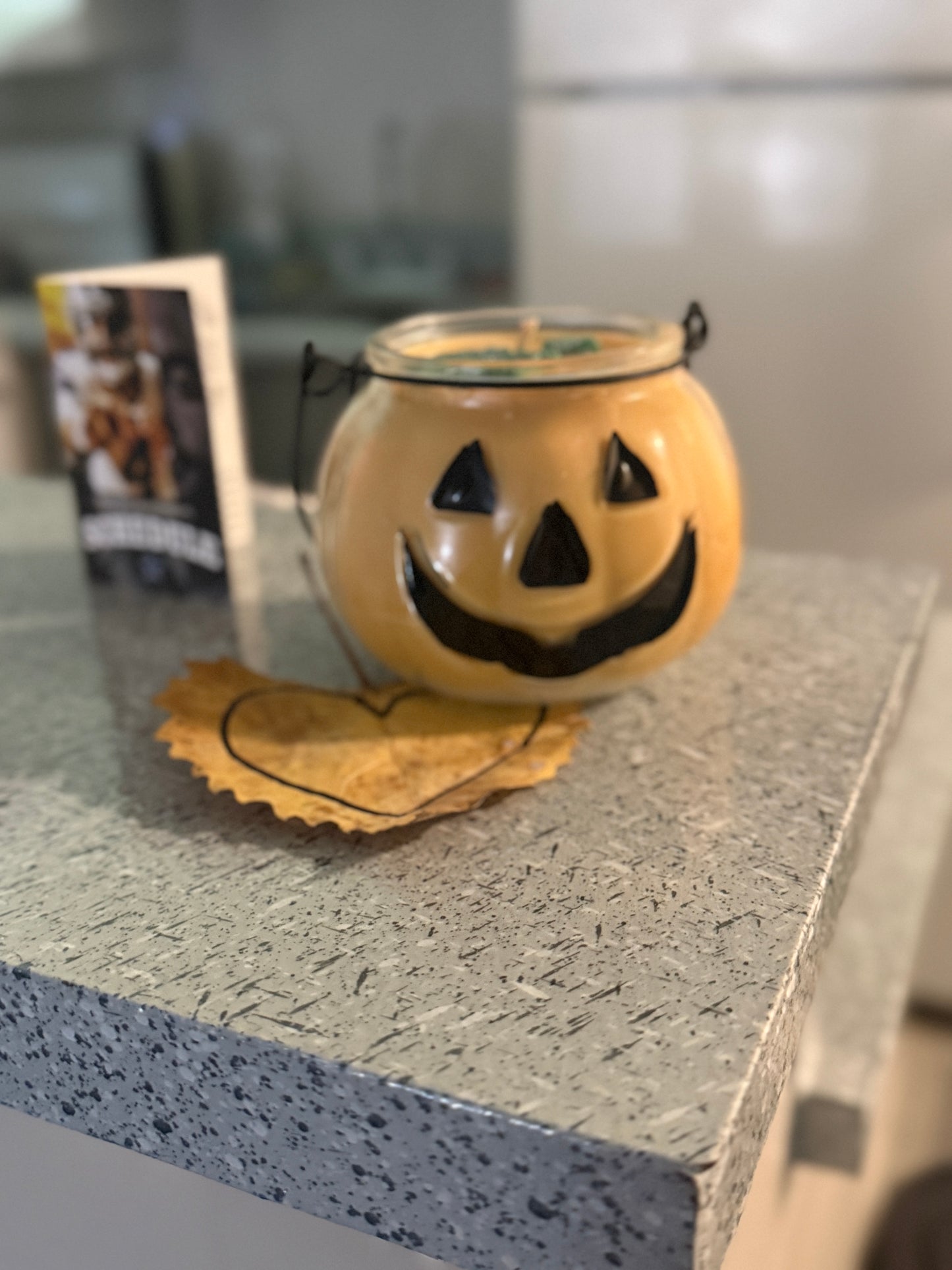 Jack-O’-Lantern Pumpkin Candle – 14oz Soy Coconut Wax Blend