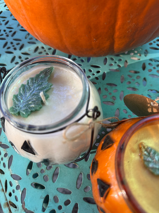 Jack-O’-Lantern Pumpkin Candle – 14oz Soy Coconut Wax Blend