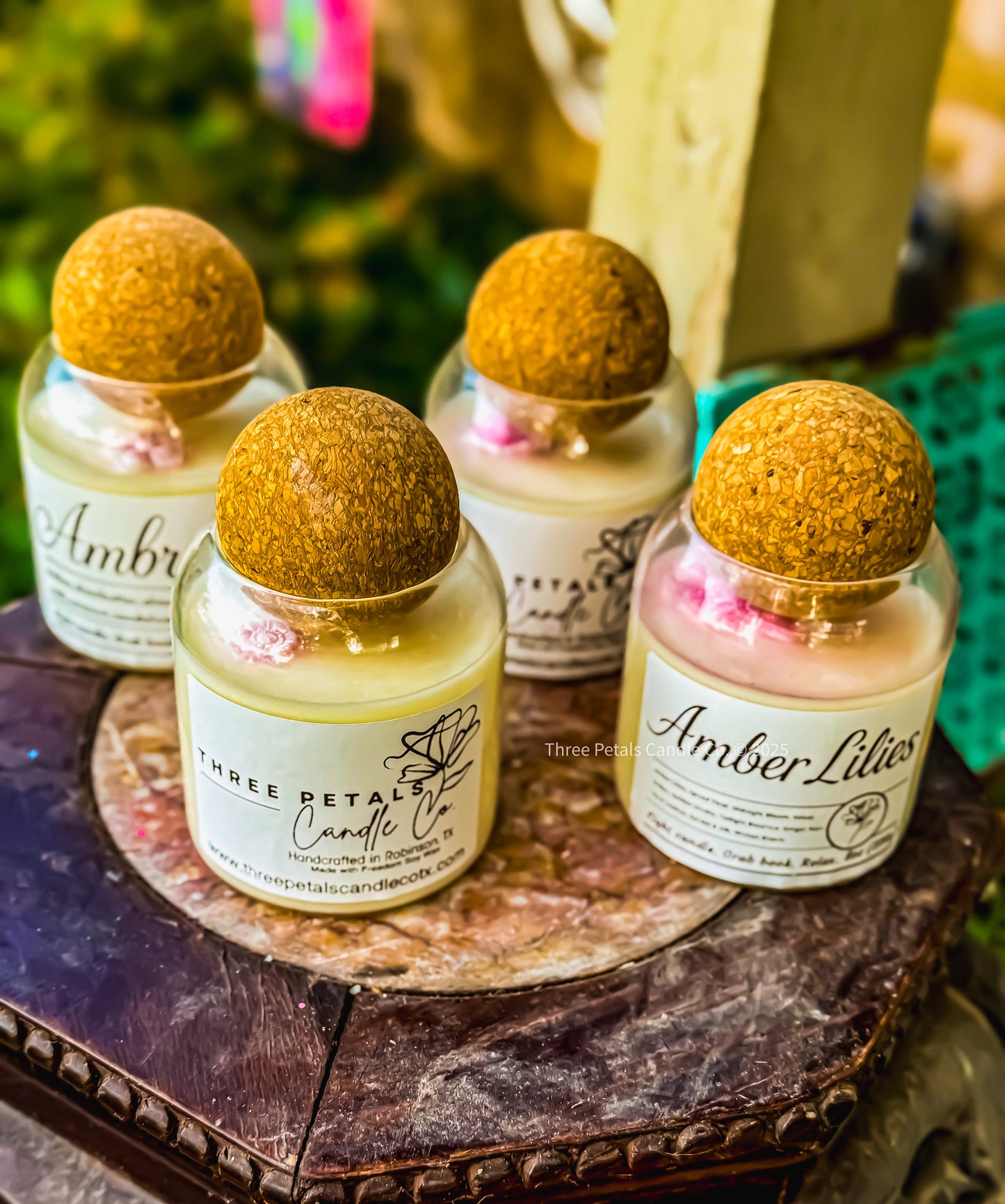 Three Petals Signature Candle – 8 oz