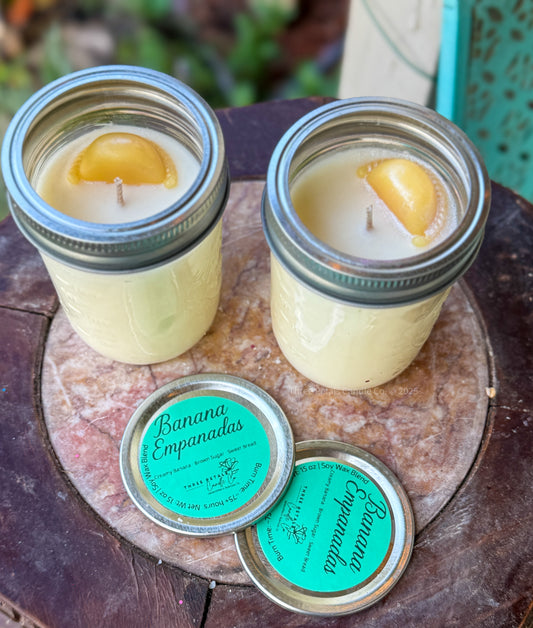 Banana Empanadas – 15 oz Soy Candle