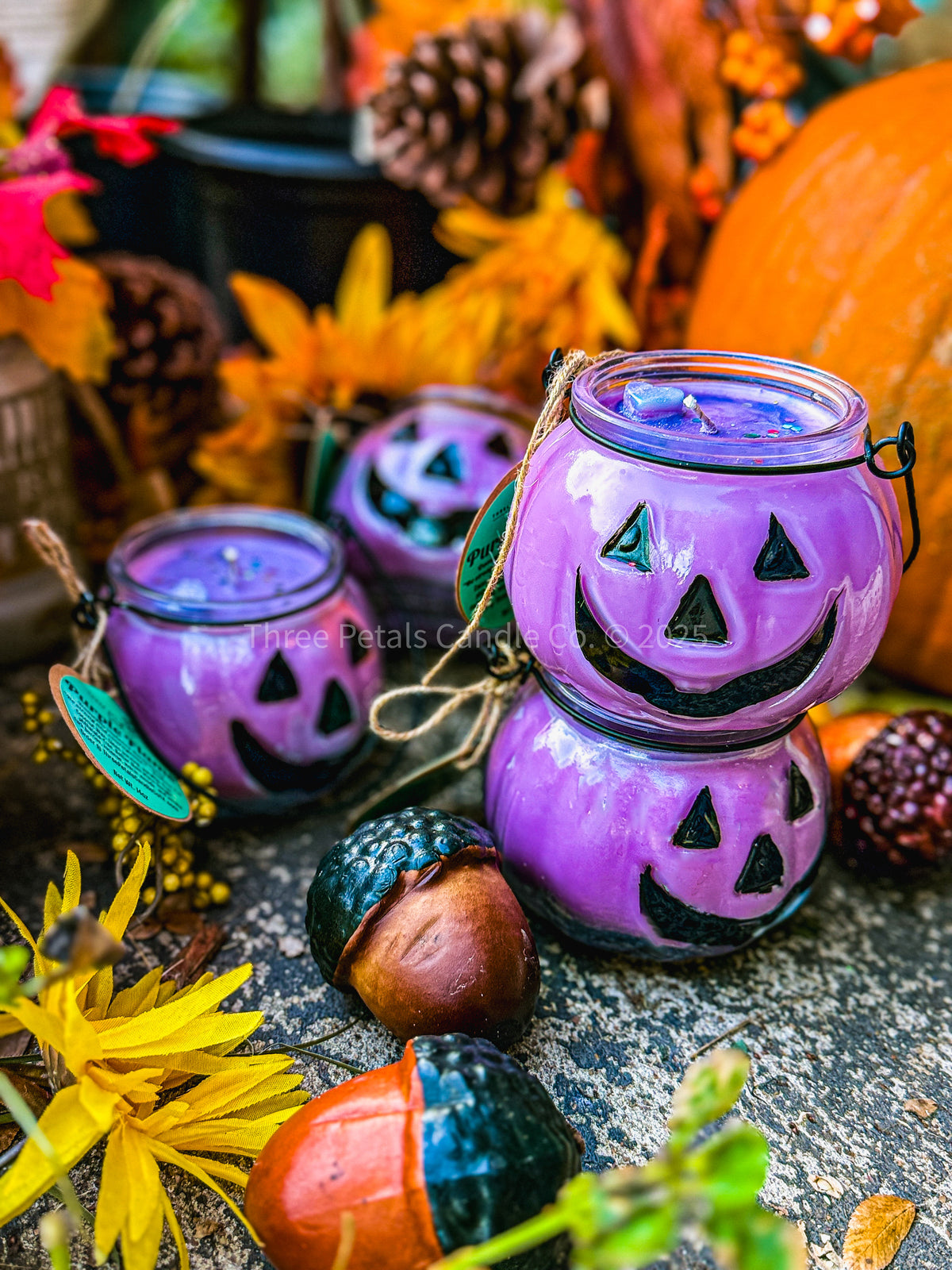 Purple Flame – Domestic Violence Awareness Candle (14 oz Coconut Soy) $10 of each candle sold will go to https://www.familyabusecenter.org/donate/
