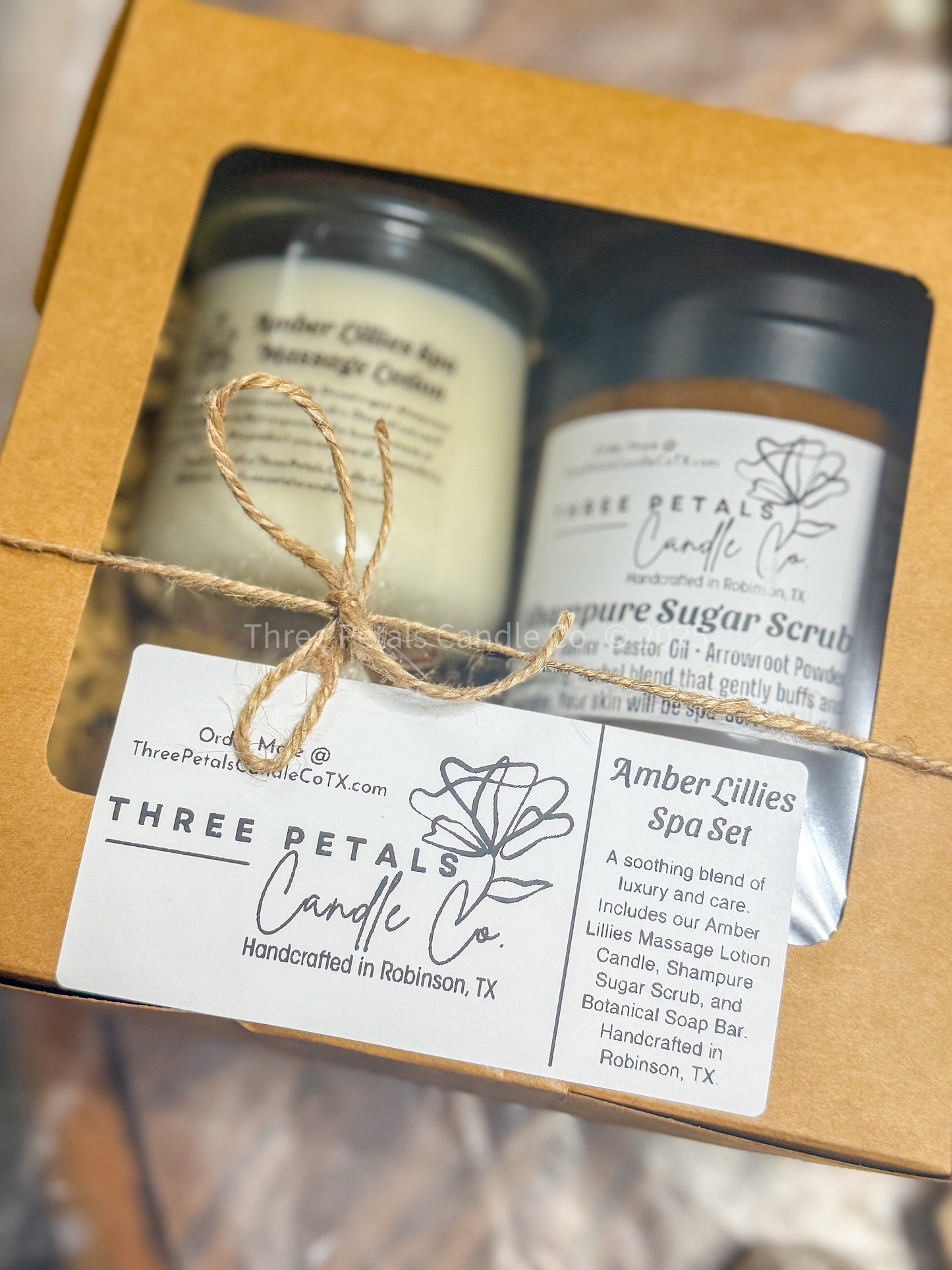 Amber Lillies Spa Set